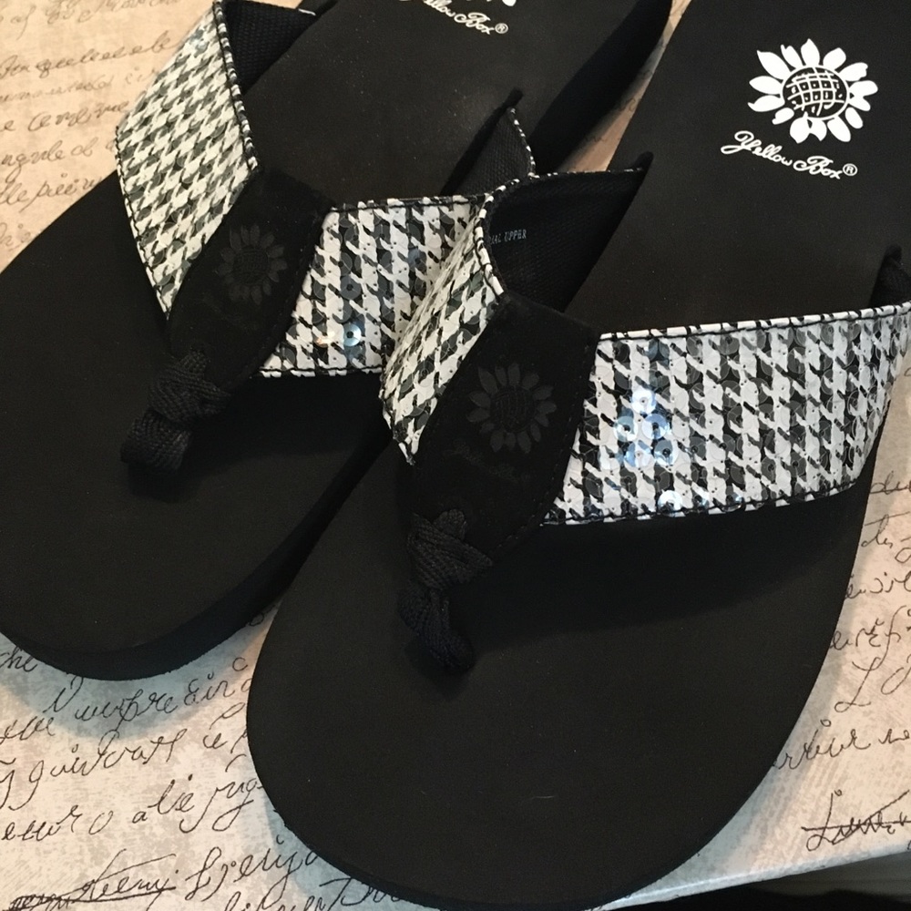 New Yellow Box sandals